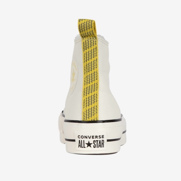 Size 8 Converse All Star Lift HI A05062C Women Egret Bitter Lemon A05062C - Picture 2 of 5